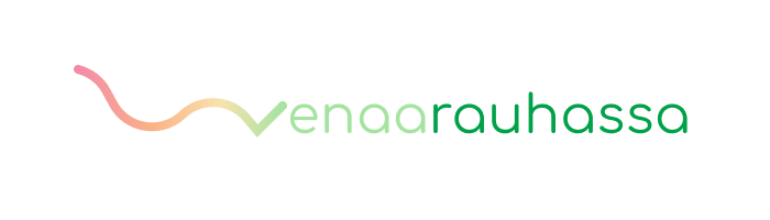 VenaaRauhassa logo tekstillä